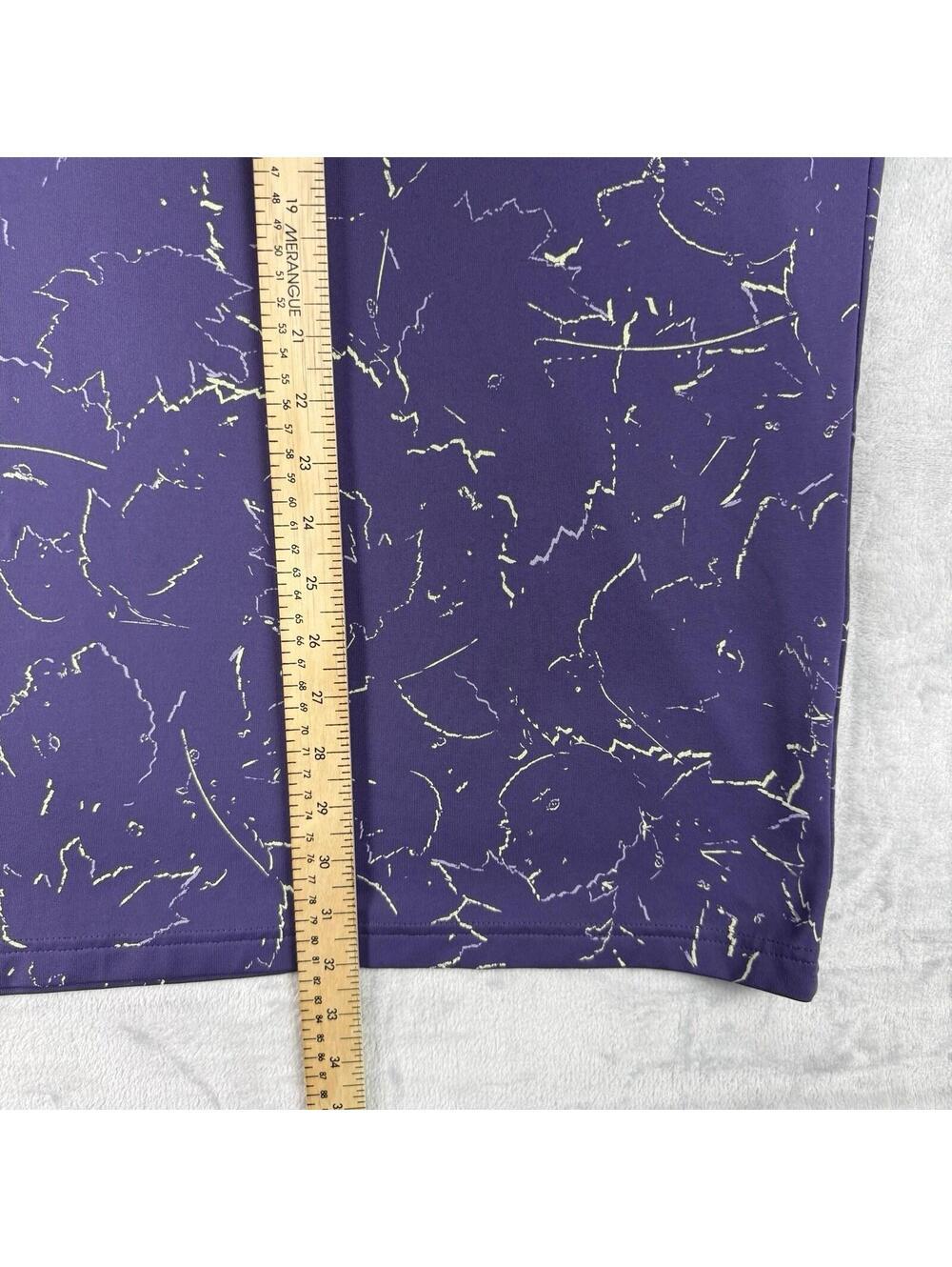 Under Armour Playoff Polo Purple Floral Golf Shirt Men 3XLT Big Tall Golf Preppy - Picture 5 of 8